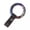 Titanium Colorful+Coffee Leather, variant on EDC Titanium Alloy Colorful+ Leather Keychain Portable Key Ring Pendant Set Tool-Titanium Colorful Ring