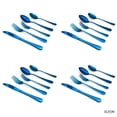 thumbnail image 5 of Elyon Tableware Elyon Luly Mirror Colored Stainless Steel Flatware Set 20 Pieces Blue, 5 of 7