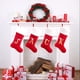 thumbnail image 5 of Monograma de felpa supersuave de 20 pulgadas, medias de Navidad, calcetín personalizado rústico de Navidad, decoración de letras bordadas para decoración Zhivalor WRJM-425, 5 of 5