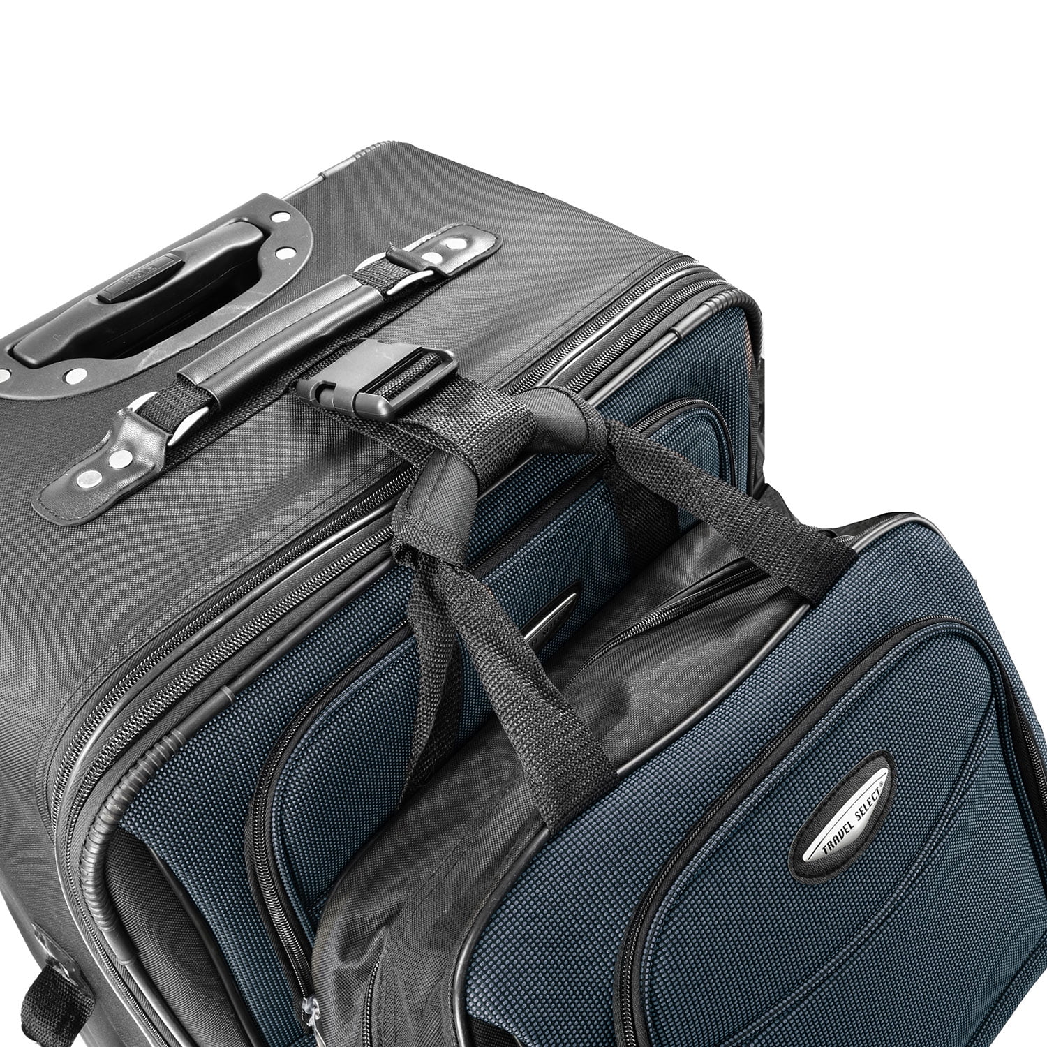 Travel Select Amsterdam Expandable Rolling Upright Luggage, Navy, 4-Piece Set (16/21/25/29)