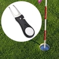 thumbnail image 4 of Greeniant Horquilla de reparación de ranuras de campo de Golf, horquilla de práctica de entrenamiento, mango de plástico, cabeza de acero inoxidable, Type3 NO3 Greeniant OD020982-01, 4 of 6