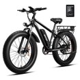 thumbnail image 1 of AMYET EB26 Bicicleta Eléctrica para Adultos, Neumáticos Anchos 26*4.0 Fat Tire Bicicleta de Montaña Eléctrica, Motor Pico 1500W 48V 15Ah 7 Velocidades Ebike UL2849, 1 of 1
