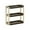 Black#2, variant on Three Tier Desk Organizer and Mail Rack Countertop Paper Sorter for Office,Kitchen Spice Rack for Cabinet,Bathroom Counter Organizer for Toiletries Plastic Storage Rack with Shelves,1 Piece Red