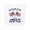 AA-White, variant on Inktastic 2026 4th of July USA Flag Baby Terry Cloth Bib