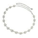 thumbnail image 3 of Cadena de cintura Zulema de metal plata con perlas para mujer, 3 of 7