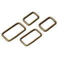 thumbnail image 7 of 20Pcs Metal Rectangle Assorted Connector Adjuster Metal Loop s for Bag, 7 of 7