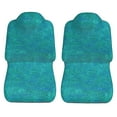 thumbnail image 4 of Haiem Blue Green Glitter Printed Car Seat Covers Set of 2, Universal Fit Car Seat Covers,Protective Seat Covers,Comfortable Car Seat Covers, Easy Installation Seat Covers, Vehicle Seat Covers, 4 of 9