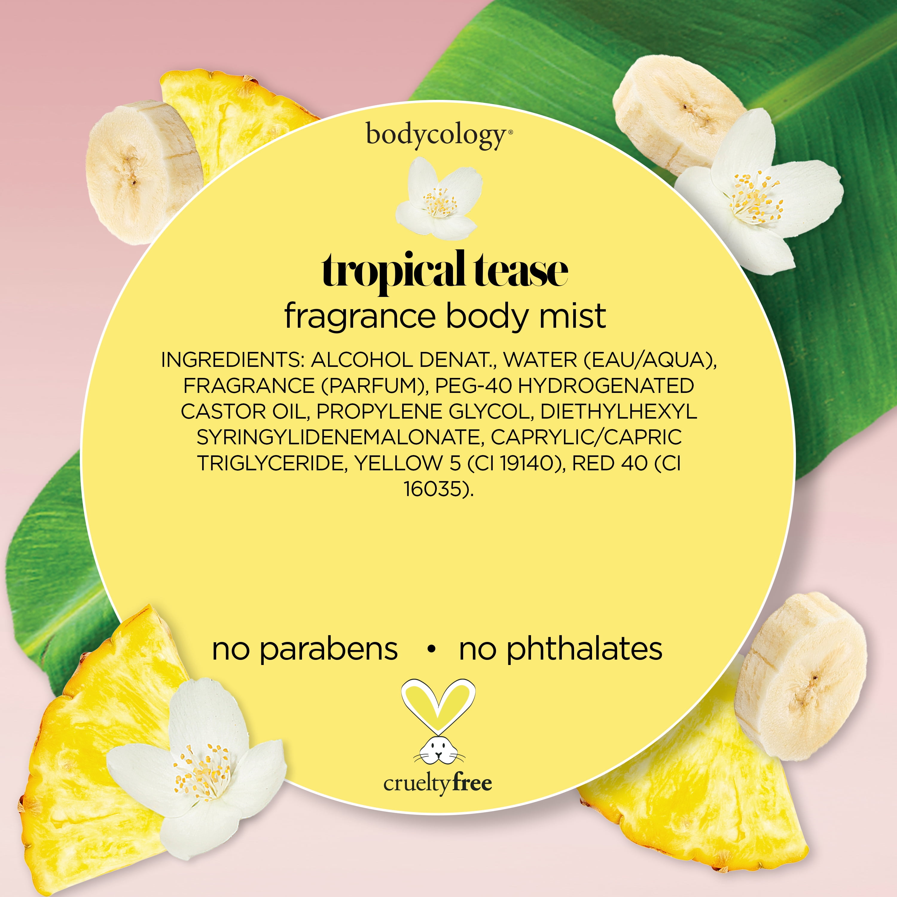 Bodycology Fragrance Body Mist, Tropical Tease, 8 fl oz