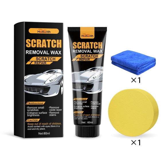 Qiweii Car Scratch Repair Paste,Effective Polishing Compound for Paint Scuff and Blemish Restoration