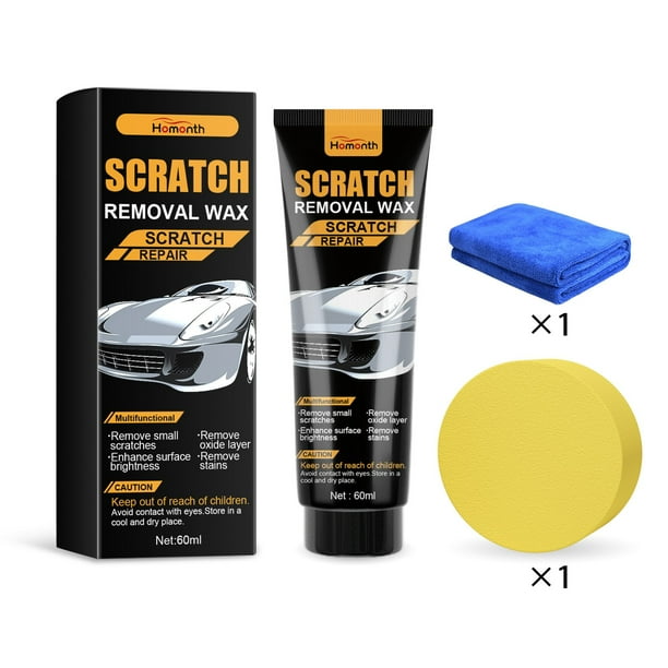 Herramientas y mejoras para el hogar Crema reparadora de rayones para autos Pintura para autos Recubrimiento pulidor de rayones finos Crema de reacondicionamiento para eliminación de rayones 60 ml Una