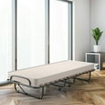 thumbnail image 3 of Gymax Folding Bed Cot Size Rollaway Extra Guest W/ Memory Foam Mattress Made in Italy, 3 of 10
