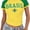 Brasil Yellow, variant on Women's Spain Soccer Fan Cropped T-Shirt, 2026 Soccer Game Day Supporter Top Round Neck Short Sleeve Jersey, Fan Merchandise, Classic Spain Symbol Tee Top