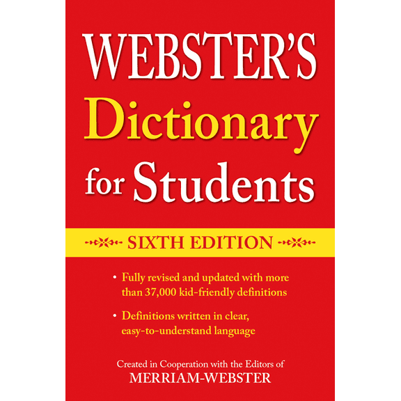 Webster's Dictionary for Students, Sixth Edition, (Paperback)
