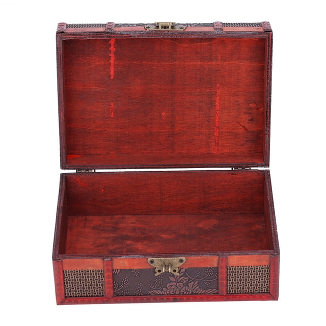Caja de almacenamiento de joyería, joyero de madera clásico, joyero de madera, valor inmejorable Jadeshay A
