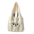 thumbnail image 2 of Bolso de felpa Zulema para mujer y niña hombro único gran capacidad otoño e invierno Estilo A, 2 of 8