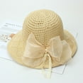 thumbnail image 5 of CHENge Women Kentucky Organza Derby Hat - Flower Bridal Wedding Tea Party Wide Brim Summer Sun Hats, 5 of 6