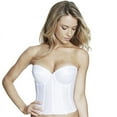 thumbnail image 2 of Rachelle Strapless Low Back Satin Longline Bridal Bra, 2 of 7