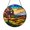 Acrylic 3.5 Inch, variant on Decorative Rainbow Stained Glass Suncatcher Window Hanging, Colorful Window Ornament With Multicolor Spectrum Design