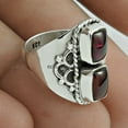 thumbnail image 2 of Red Garnet Gemstone Ring, Statement Ring, Band Ring, Engagement&nbsp;Gifts For Couples, Anxiety&nbsp;Ring, Birthday&nbsp;Gifts For Men, Valentines Day Gifts For Him, January Birthstone (garnet, 7), 2 of 5