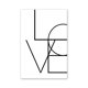 thumbnail image 1 of Pintura en lienzo con letras de amor para decoración de sala de estar, dormitorio, oficina, 1 of 7