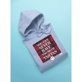 thumbnail image 3 of Never Enough Tartan - Bold Plaid Statement Graphic Men's Hoodie, 3 of 4