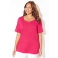 thumbnail image 2 of Catherines Women's Plus Size Suprema Sweetheart Tee, 2 of 6