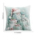 thumbnail image 3 of ChicYu 17.7x17.7 in Christmas Pillowcovers Holiday Decorative Sofa Cushion Cases Festive Themed Pillowcovers for Living Room Holiday Setup, 3 of 6