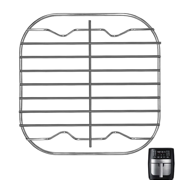Air Fryer Wire Rack for Gourmia GAF798 GAF716 7QT Air Fryer, 8''×8''Stainless Steel Food Grade Air Fryer Accessories