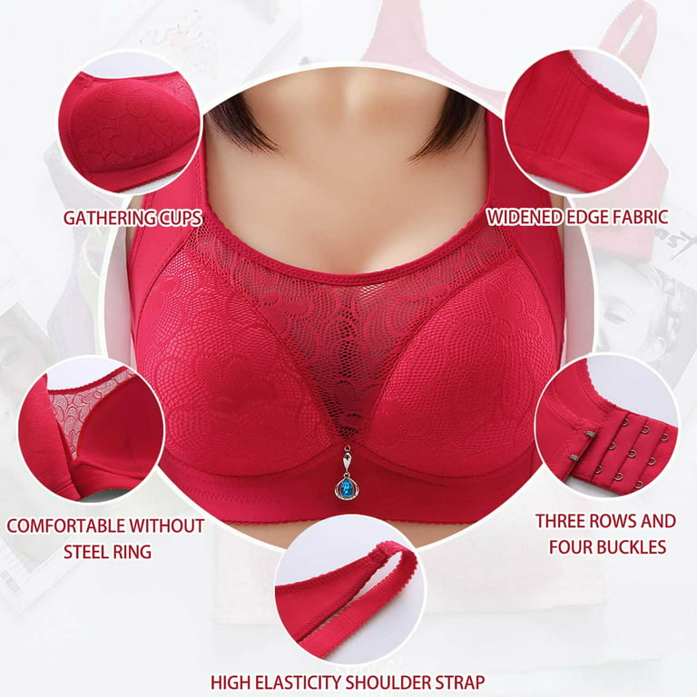 Viadha Pasties Bras for Women Bra Underwear Removable Shoulder Strap Daily  Comfort Bra Underwear 
