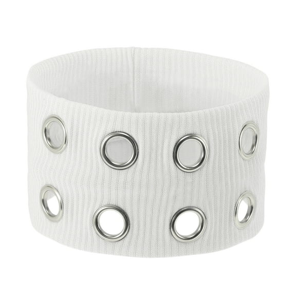 Unique Bargains 1 Pc Headband Punk Style Hairband for Women White