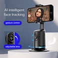 thumbnail image 5 of Aovd 2026 New Ai-Powered Fully Automatic Tracking Phone Gimbal - Auto Face Tracking Tripod, No App | Full 360° Rotation & 180° Tilt, Smart Phone Stand with Remote(Pink), 5 of 7