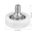 thumbnail image 4 of MasteelfCA 10 Pcs Rouleau de Porte en Plastique Durable pour Machine à Roulettes pour la Maison, 4 of 8