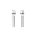 thumbnail image 4 of 2Pcs Silver Tone Aluminum Alloy Universal Car Truck Interior Door Lock Knob Pull Pin Covers, 4 of 6