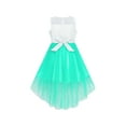 thumbnail image 2 of Flower Girls Dress Bright Turquoise Mesh Party Wedding Bridesmaid 8 Years, 2 of 5