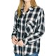 thumbnail image 1 of Sanctuary Clothing - Camisa a cuadros para mujer, color negro, mediano, 1 of 1