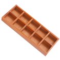 thumbnail image 1 of Caja de almacenamiento multifuncional de 12 rejillas para escritorio, bandeja para macetas, plato de madera, mini compartimento para baratijas, 1 of 6