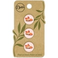 thumbnail image 2 of Dritz Recycled Cotton Fox Button, 15mm, Light Pink, 3 Pack (9 Count), 2 of 7