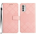 thumbnail image 2 of For Motorola Moto G Stylus 4G 2022, NOT For 5G Wallet Case with RFID Blocking Card Slots Holder Premium PU Leather Magnetic Kickstand Shockproof Wrist Strap Removable Flip Protective Cover, Pink, 2 of 9