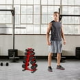 thumbnail image 5 of CAP Barbell A Frame Dumbbell Rack, Red (Hold 5 pairs), 5 of 5