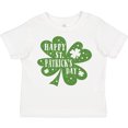 thumbnail image 3 of Inktastic Happy St. Patrick's Day Shamrock in Green Boys or Girls Toddler T-Shirt, 3 of 5