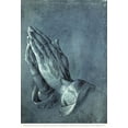 thumbnail image 2 of Durer, Albrecht 18x24 Gold Ornate Wood Framed with Double Matting Museum Art Print Titled - Praying Hands with Verse, 2 of 4