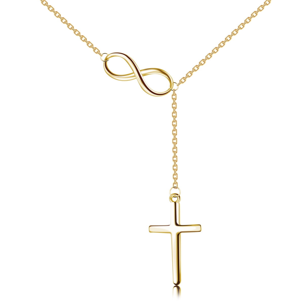 MORIMA Infinity Cross Necklace Fashion 