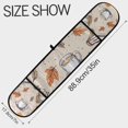 thumbnail image 3 of Yayeee Double Oven Mitt Kitchen Heat Resistant Baking 35" x7" Quilted Glove, Fall Coffee, 3 of 6