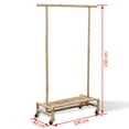 thumbnail image 5 of vidaXL Bamboo Clothes Rack, 5 of 6
