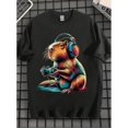 thumbnail image 1 of EWH Camiseta con dise?o de Capybara, personaje divertido de videojuego, 1 of 6