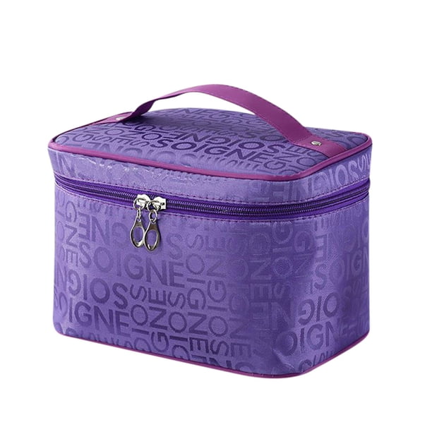 Yhmxh Organizadores y almacenamiento Nueva bolsa de maquillaje de gran capacidad, portátil, moderna y bonita, para mujer, para llevar, bolsa de viaje, bolsa de almacenamiento. Almacenamiento de ducha
