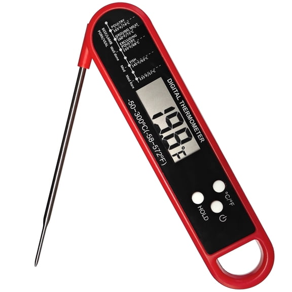 XUBIYM Digital Meat Thermometer,Read Digital Food Thermometer with Probe,For Cooking Digital Meat Thermometer Instant Read