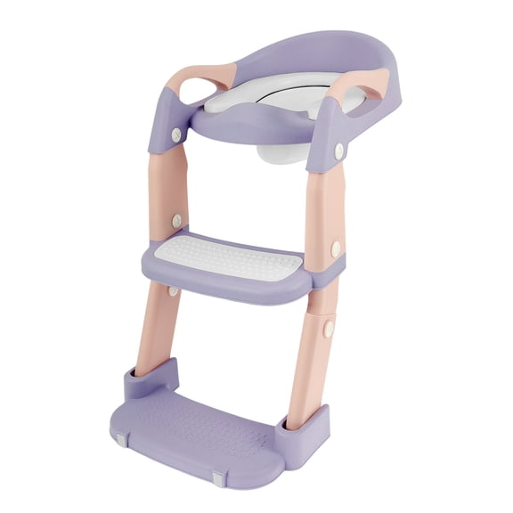 Potty Training Seat Height Adjustable Potty Training Toilet with Nonslip Pad Foldable Toddler Toilet Seat for Toddler Kid Boy Girl
