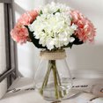 thumbnail image 4 of 1 Branch Artificial Hydrangea Flowers for Wedding Home Vase Decoration, 4 of 7