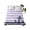 Purple, variant on Anchor Pink Queen Size Flat Sheet, Wrinkleproof & Fadeproof Cooling Flat Bed Sheet Only, Modern Navy Blue White Striped Nautical Breathable Soft Bedding Top Sheets 90 x 102 Inches